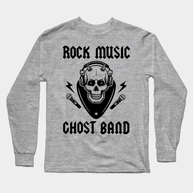 Ghost Band Long Sleeve T-Shirt by GO WES